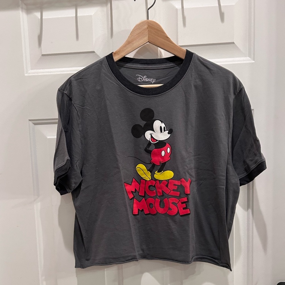 Disney - Mickey Mouse Gray large women T-Shirt